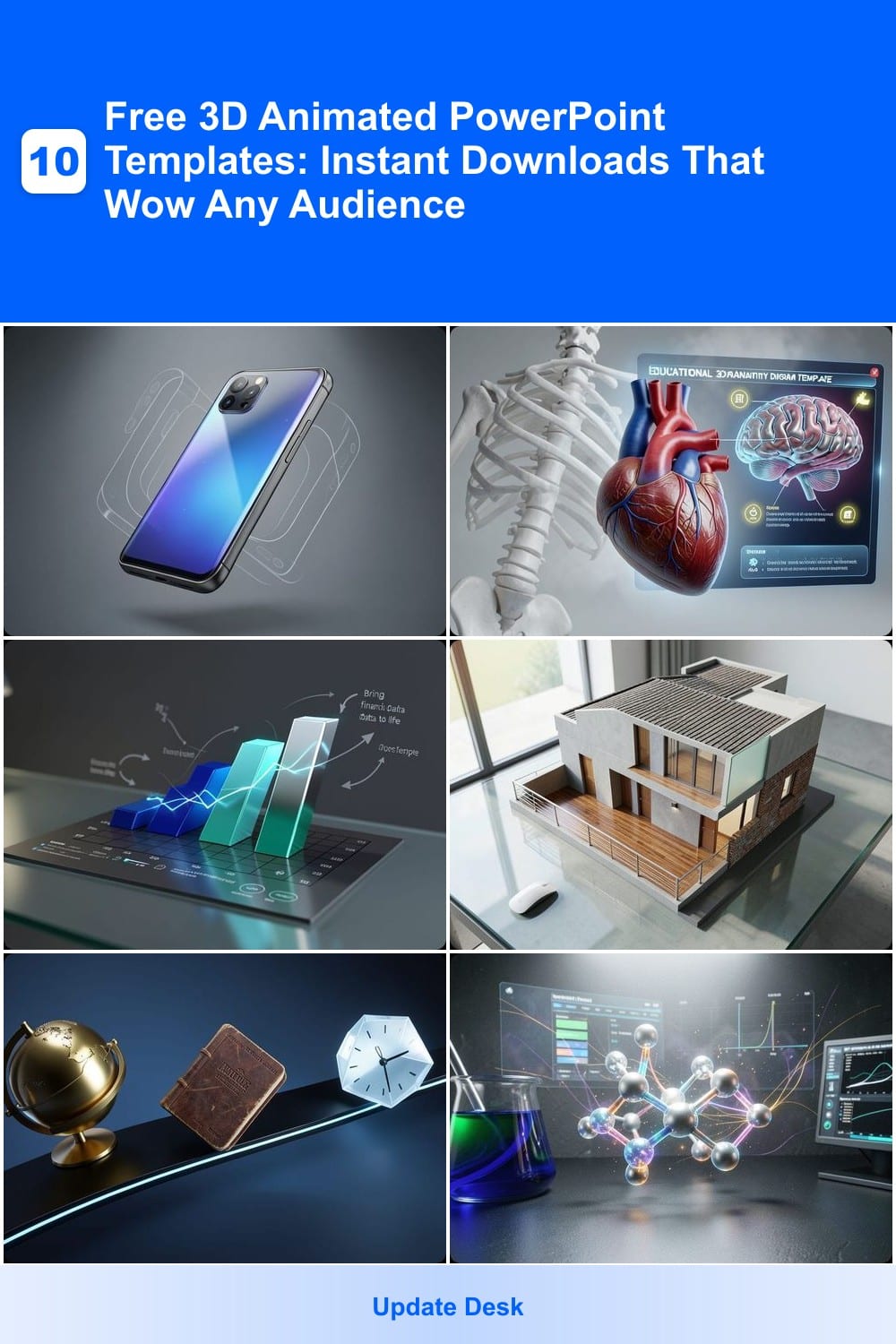 10 Free 3D Animated PowerPoint Templates: Instant Downloads That Wow Any Audience