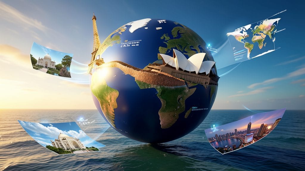 3D Travel Destination Explorer