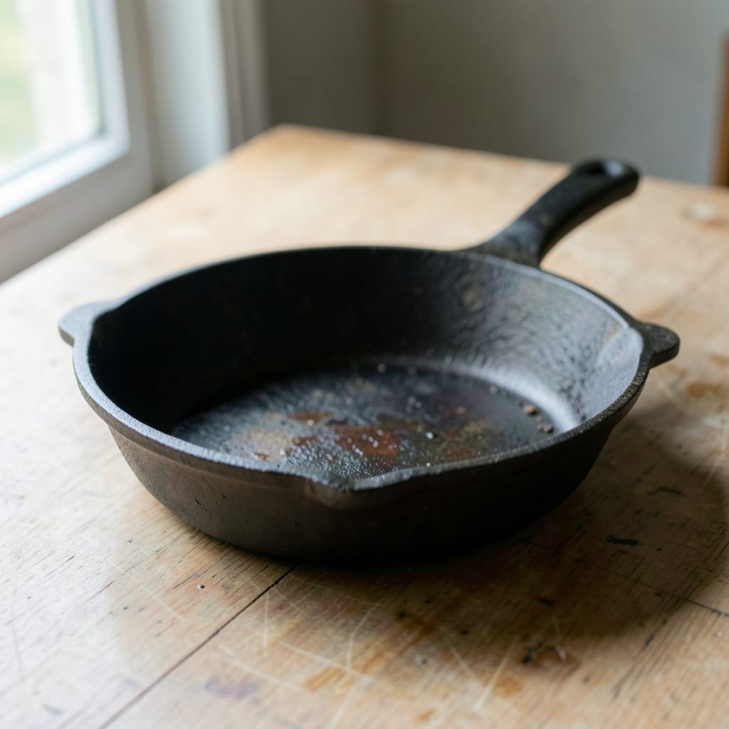 The cast iron skillet