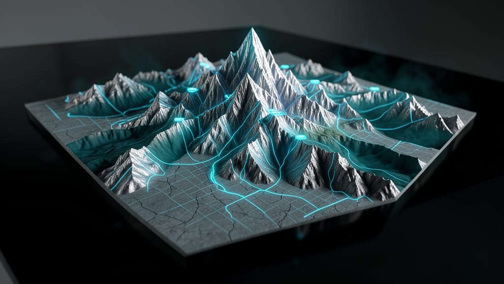3D Financial Terrain Maps
