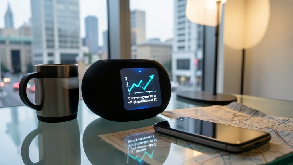 Voice-Activated Financial Summaries