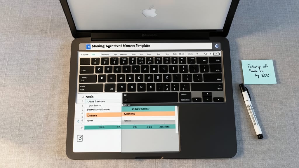 Meeting Agenda and Minutes Template