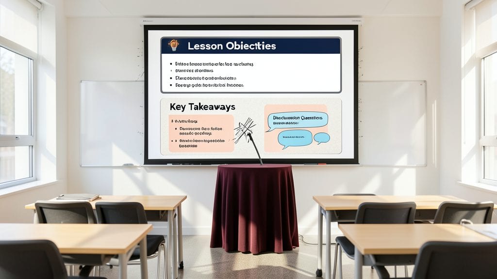Educational Classroom Lecture Template